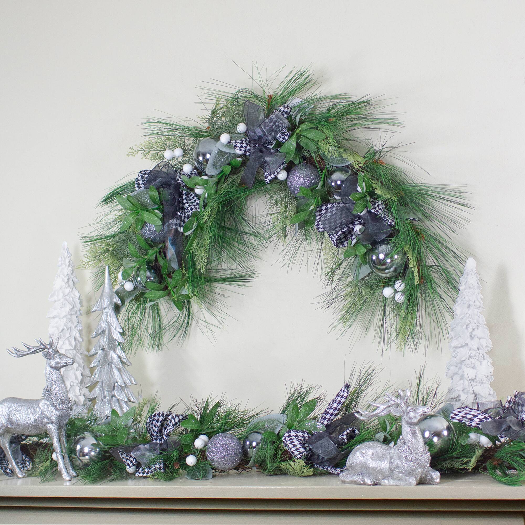 Real Touch™ 36" Unlit Winter Foliage and Berries Artificial Christmas Swag